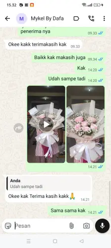 Testimonial Buket Bunga tegaldatar