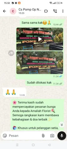 Testimonial Papan Bunga tegaldatar